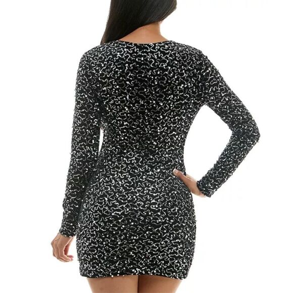 Sequin Embellished B.Smart Dress - Picture 2 of 9